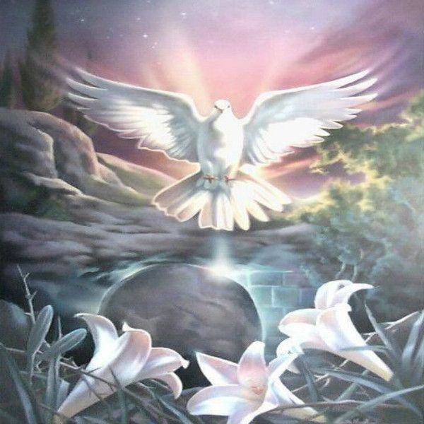 Jésus envoie l'Esprit Saint ( 3ème Mystère Glorieux )