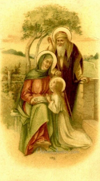 Sainte Anne, Saint Joachim, et la Sainte Vierge Marie